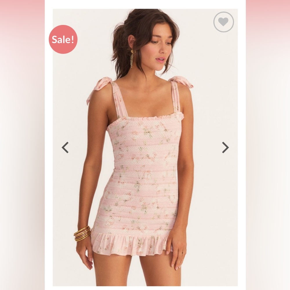 Love Shack Fancy Norna Dress - Ballet Pink